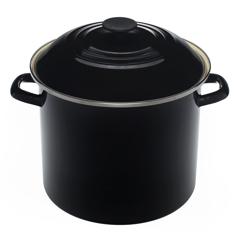 Le Creuset Enamel on Steel 8 qt. Cast Iron Stock Pot with Lid & Reviews